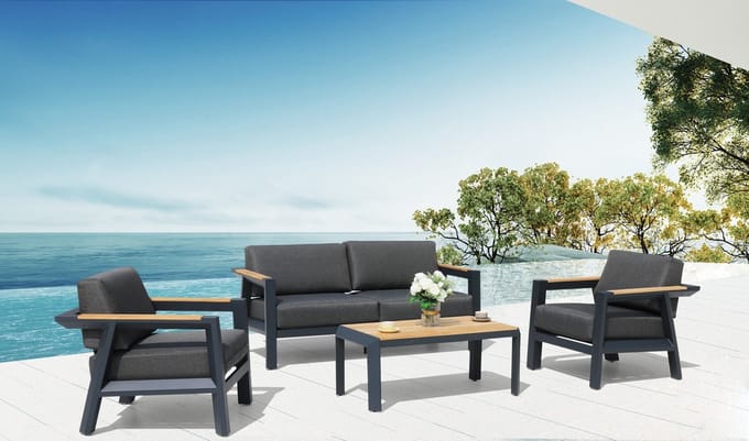 Intergard Aluminium loungeset Alexia I 4 personen