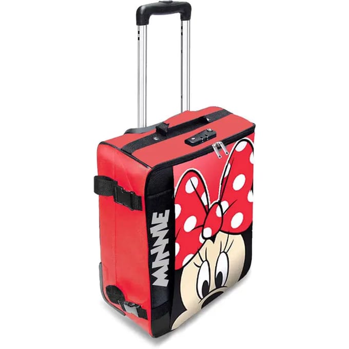 Karactermania - Disney - Minnie Mouse - Curious - Opvouwbare Cabinekoffer - Handbagage Trolley Koffer - Rood