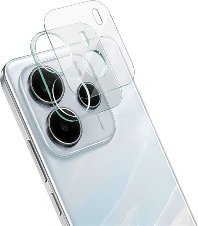 IMAK Camera Lens Protector - Geschikt voor Xiaomi Redmi Note 14 5G Camera Lens Protector - IMAK 9H Tempered Glass - Transparant