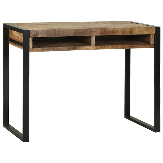 vidaXL - Kaptafel - Bruin - 100 - x - 50 - x - 75 - cm - Massief - mangohout