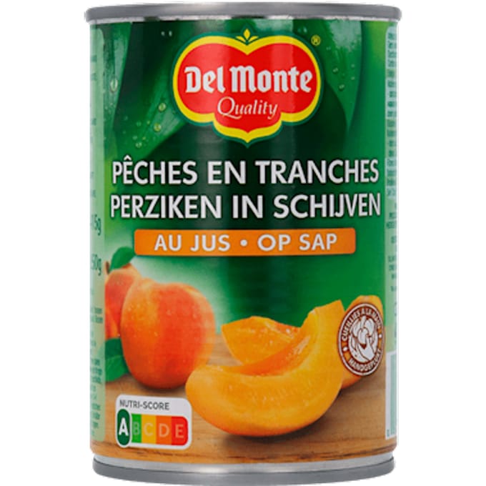 Perzik schijfjes op sap