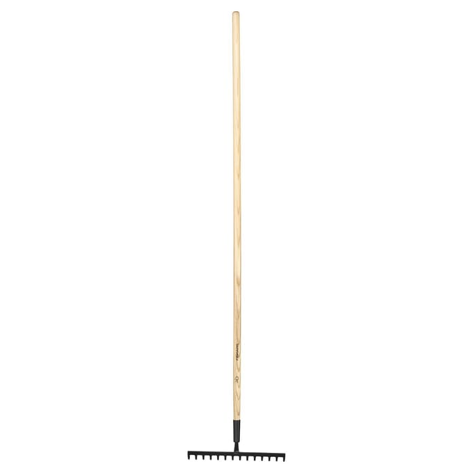 Fiskars Solid Houten Hark met 14 Tanden 165cm