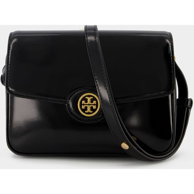 Robinson tas - Tory Burch - Leer - Zwart