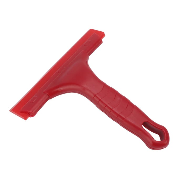 Raamtint Rakel Draagbare Autoglasreiniger Multifunctionele Rakel voor Voorruit Douche Rood rood