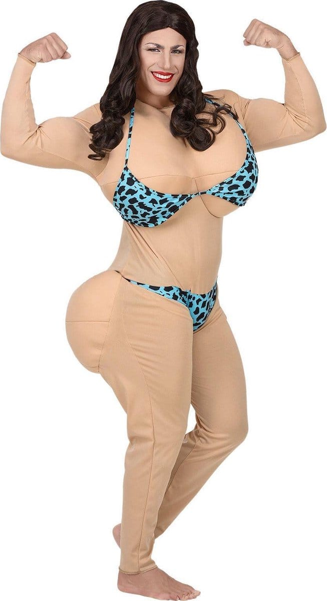 Bikini babe kostuum unisex