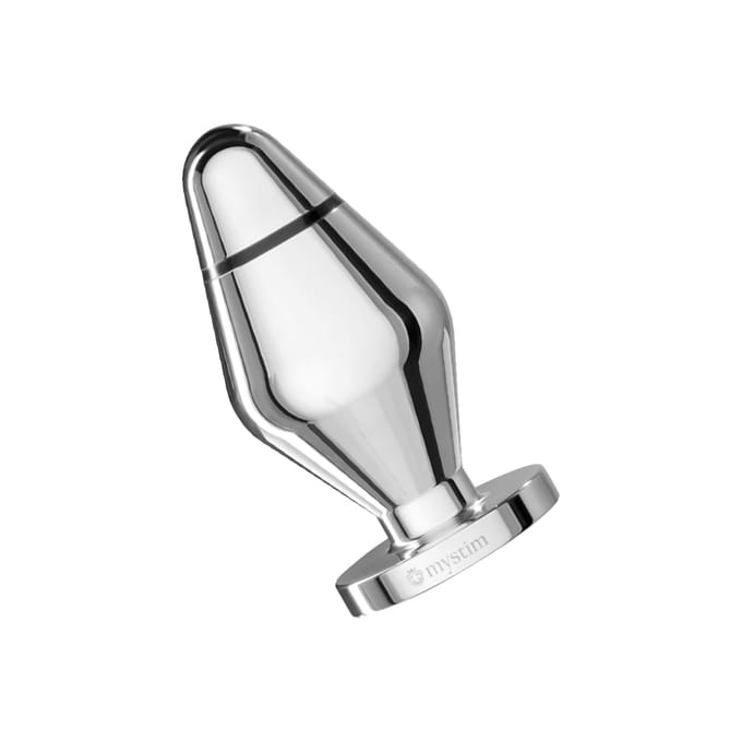 Mystim - Little John Buttplug S - Zilver - Ø 40 mm