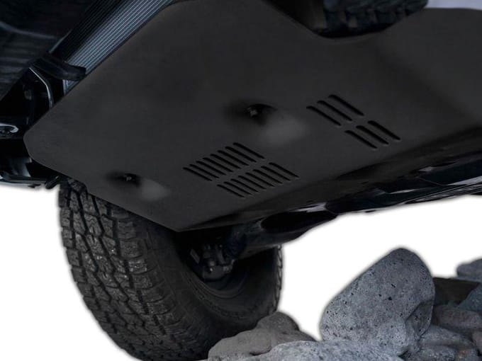 J&amp;J AUTOMOTIVE | Protection Sous Moteur Acier Pour Ford Transit Custom 2013-2023 zwart