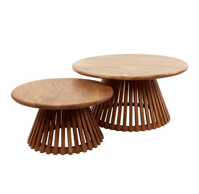 Fraaai - Odila ronde salontafels - set van 2
