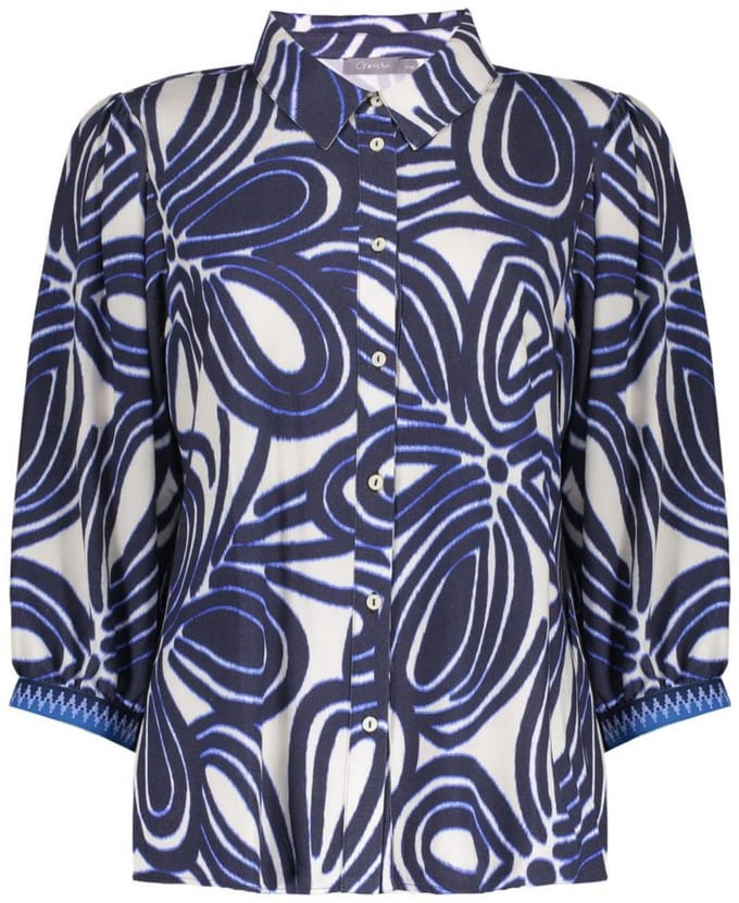 Geisha blouse print 63250-20 maat S
