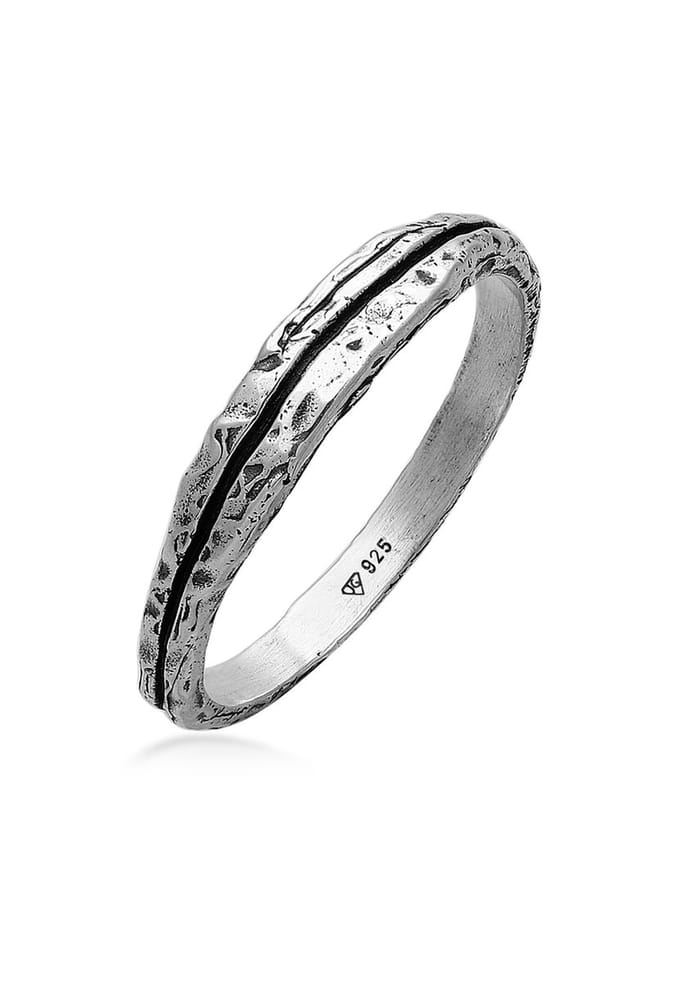 Haze & Glory - Ring - HG HAZE & GLORY - Ring Heren van 925 sterling zilver, Sieraden Heren, Zilveren ring geoxideerd, Schuifring, Cool, Not So Basic - Heren
