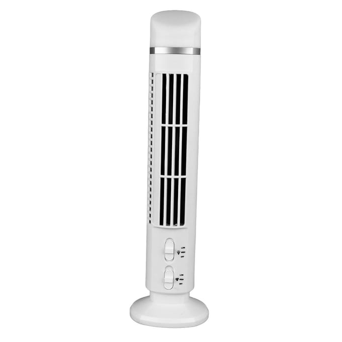 Bladeless Torenventilator Draagbare USB Bureauventilator met Licht voor Thuis Slaapkamer Kantoor