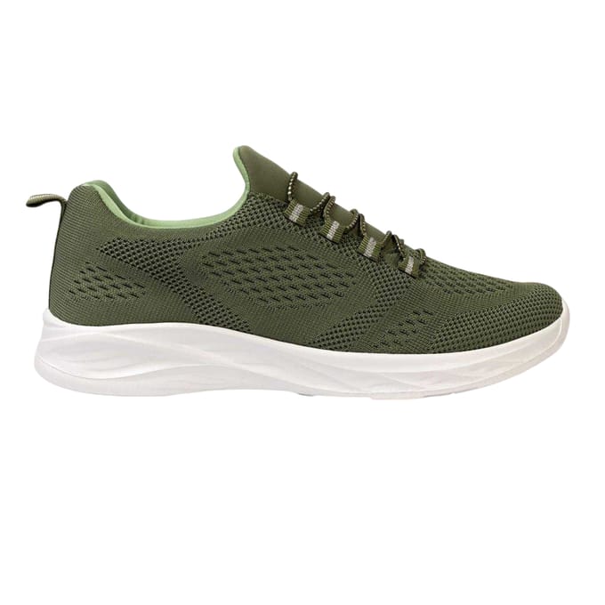 Donnay Dames/Dames Gebreide Platte Trainers (Leger Groen)