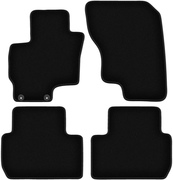 BASIC zwarte veloursmatten voor: Mitsubishi Outlander III PHEV SUV (2012-)