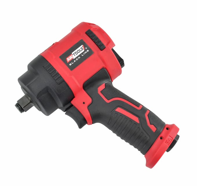 AWTOOLS Black Line - Pneumatische Slagmoersleutel - 1/2" - 1200 Nm - Mini