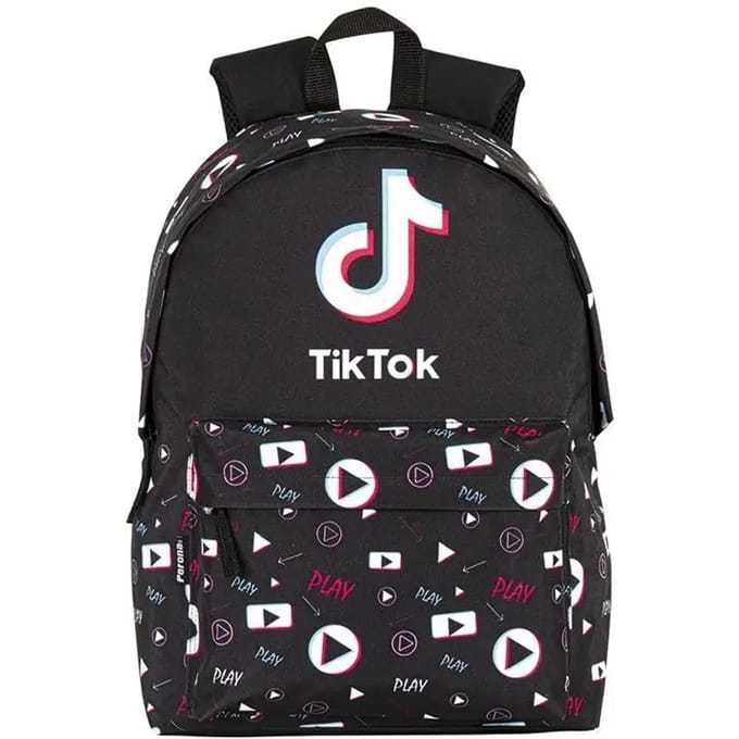 Tiktok Play Rugzak Zwart
