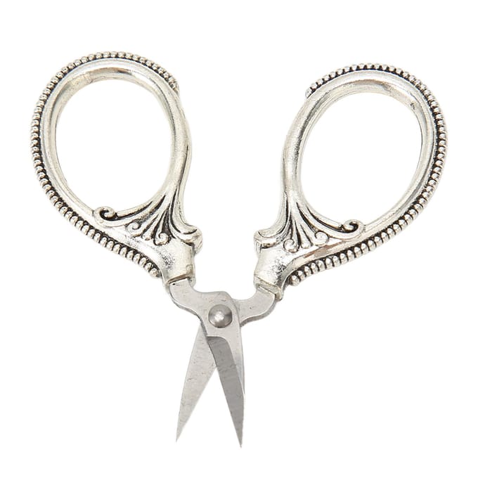Borduur naaigaren Mini Retro Schaar Roestvrij Staal Handwerk Zakscissors Antiek gray