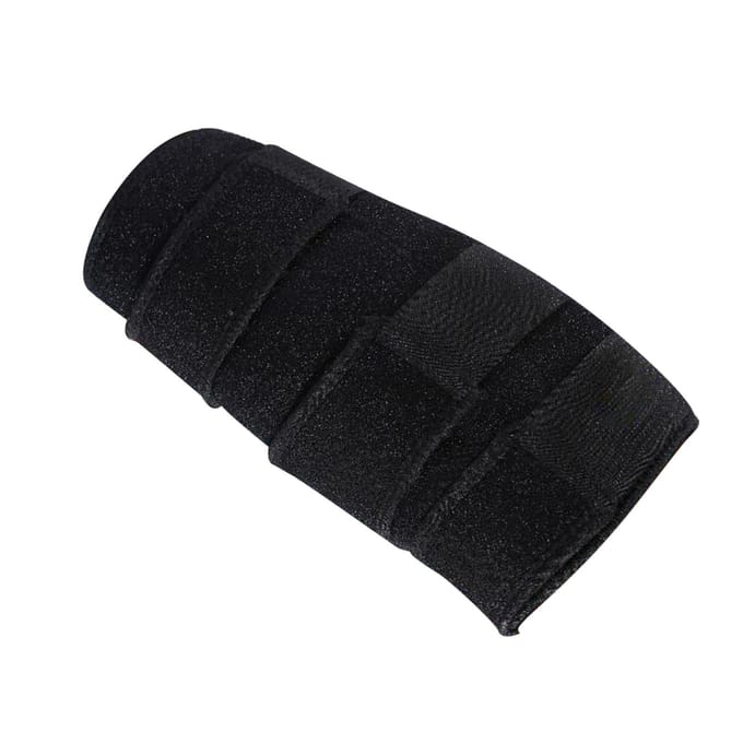 Kuitcompressiebrace Scheenspalk Sleeve Ondersteuning Onderbeenwikkel black