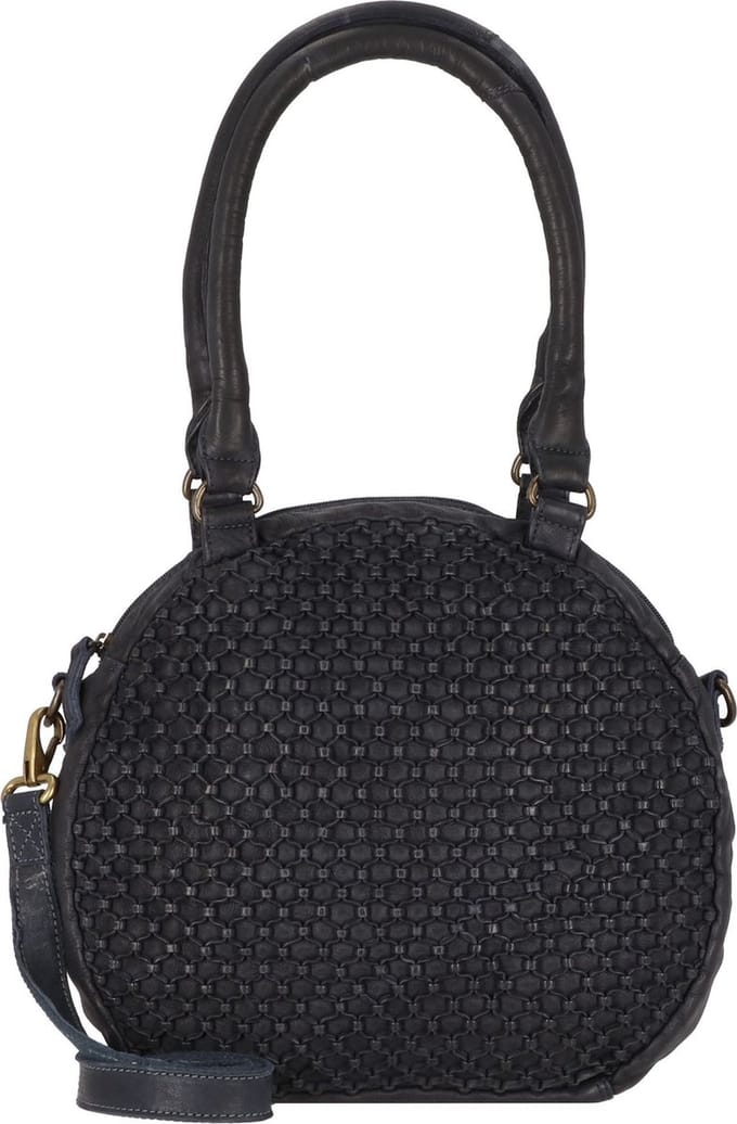 Greenland Nature Femi & Nine Leren Schoudertas 34 cm - Dames - navy