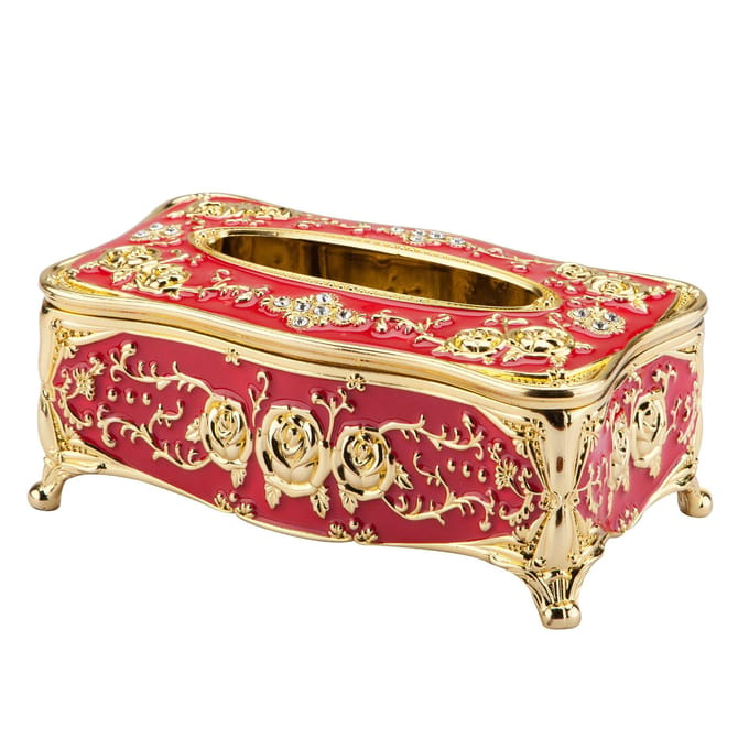 Een Europese tissuebox restaurant servet extractiebox desktop opbergdoos beige