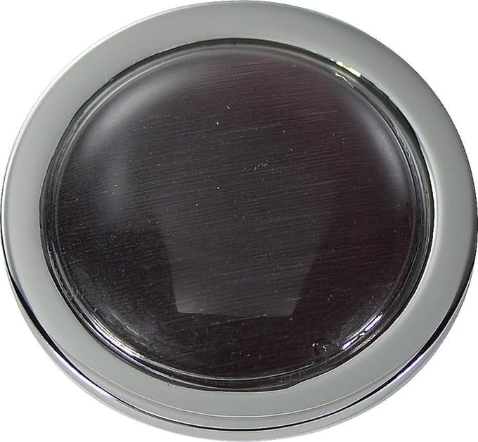 Quiges - Munthouder Munt 25mm Cat's Eye Paars Zilverkleurig - EPRS044