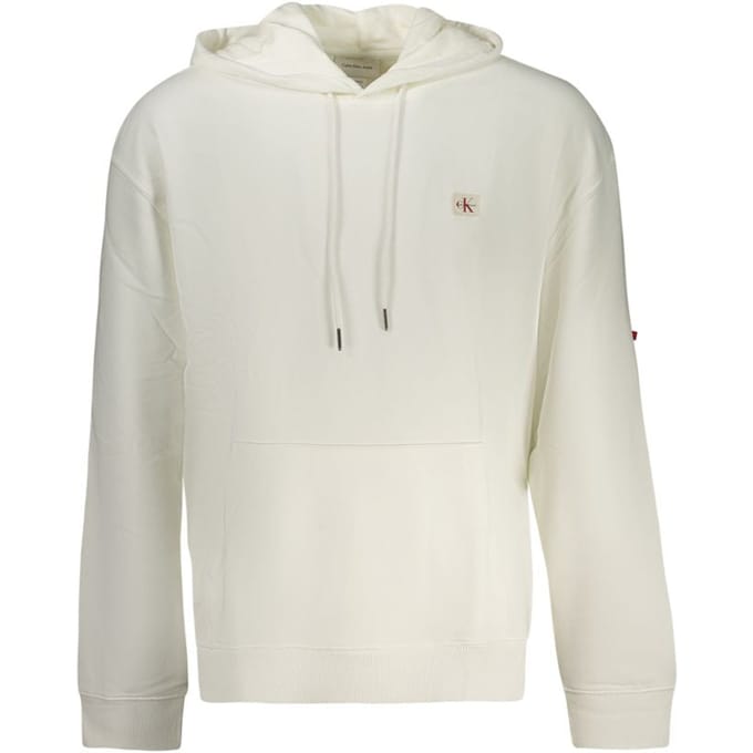 Calvin Klein Witte Katoenen Heren Sweatshirt
