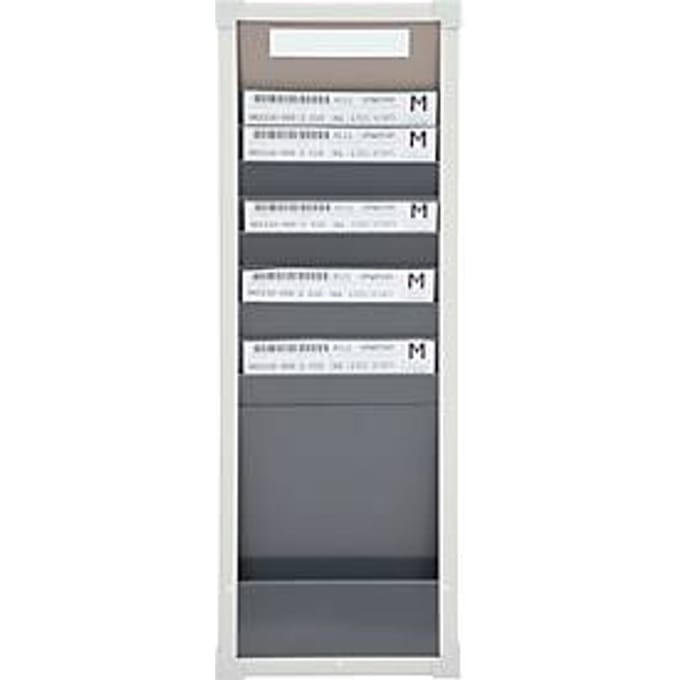 Kaarten-sorteerbord Eichner 9219 serie, ideaal voor A4, 1 kolom, H 750 x B 260 mm