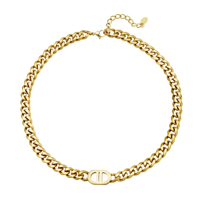 Bijoutheek Collier Goodlife Dik Gold