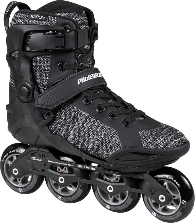 Powerslide Inline Skates Phuzion Radon 80 Softboot 85a Zwart Mt 44