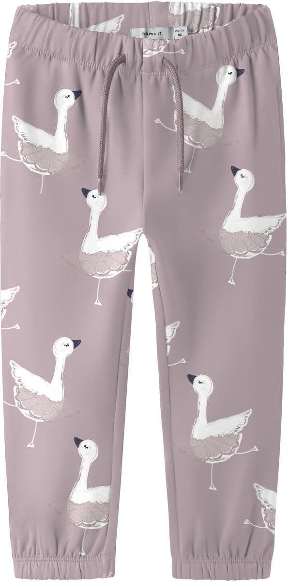 NAME IT - NMFSWANA SWEAT PANT BRU - Meisjes - Broeken