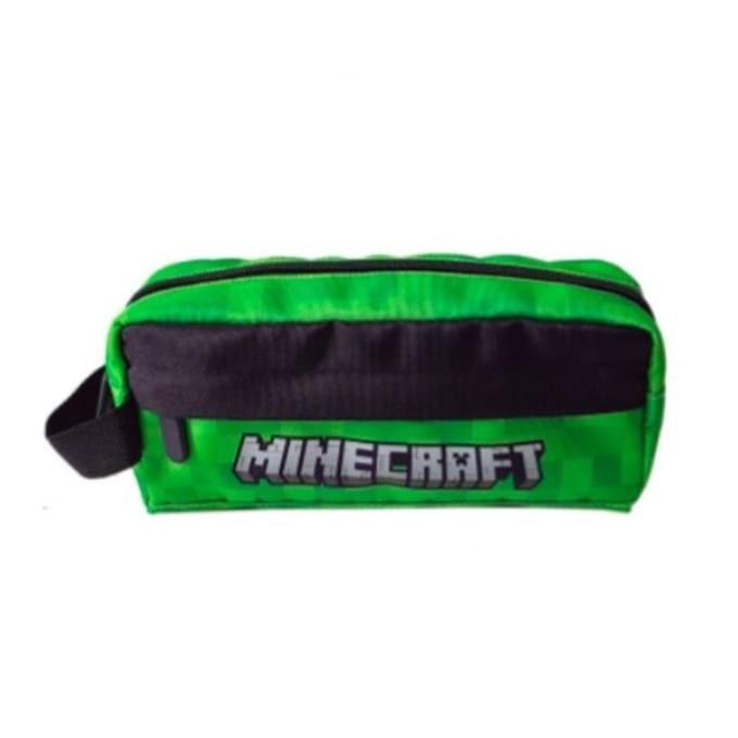 Minecraft Etui - Groen - School Etui - Pennenzak