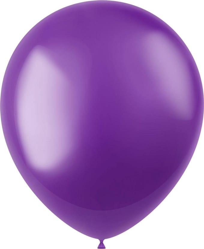 Folat - ballonnen Moondust Silver Metallic 33 cm - 50 stuks
