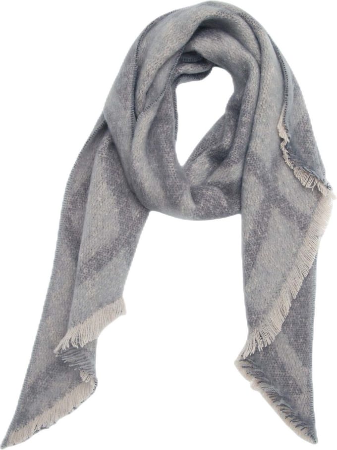 Winter Sjaal Dames Sjaal Beige-Grijs