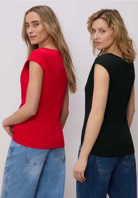Basic shirts in een 2-pack