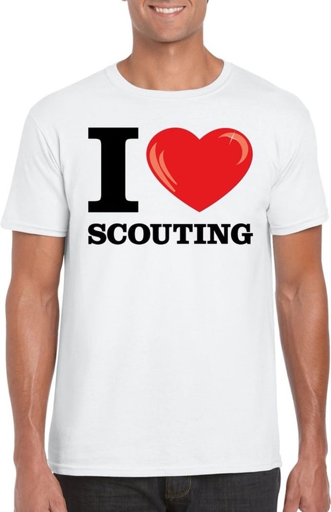 I love scouting t-shirt wit heren S