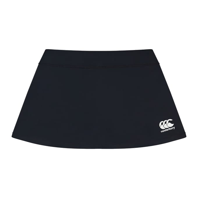 Canterbury Dames/Dames Club Effen Skort (Zwart)