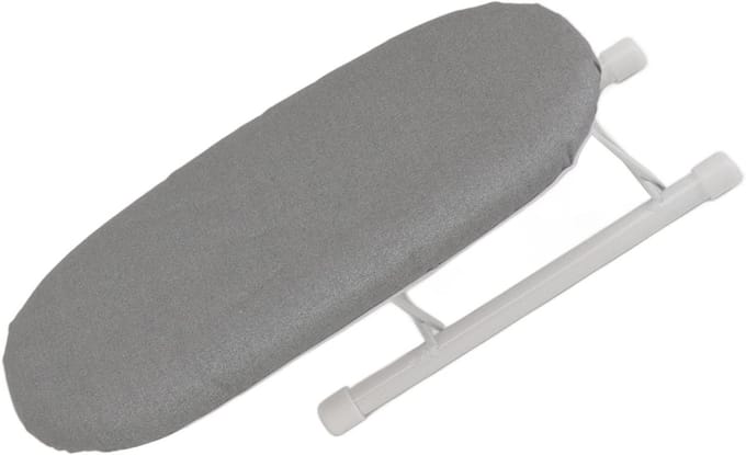 Strijkplank - Mini strijkplank - Thuisreizen - Hittebestendig - 26 x 11 x 3 cm - Grijs