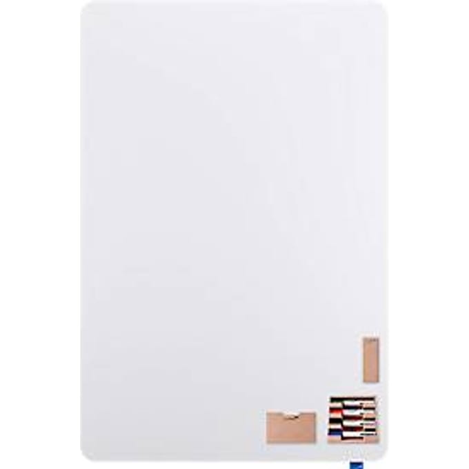 Whiteboard ESSENCE Legamaster - frameloos - geëmailleerd - B 1000 x H 1500 mm - met afgeronde hoeken