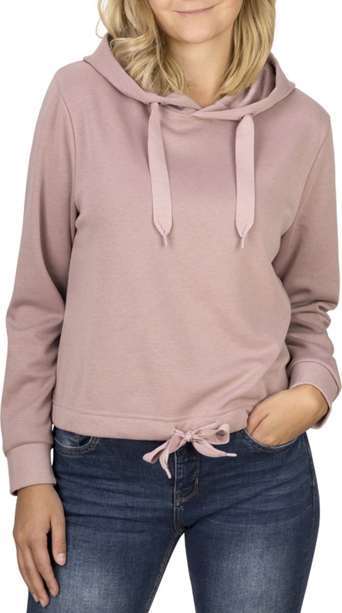 DENIMFY Dames Sweatshirt DFHanna regular fit Roze M Volwassenen