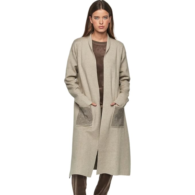 Langdurige jas met glanzende zakken voor dames Selmark PC1 Style ADD