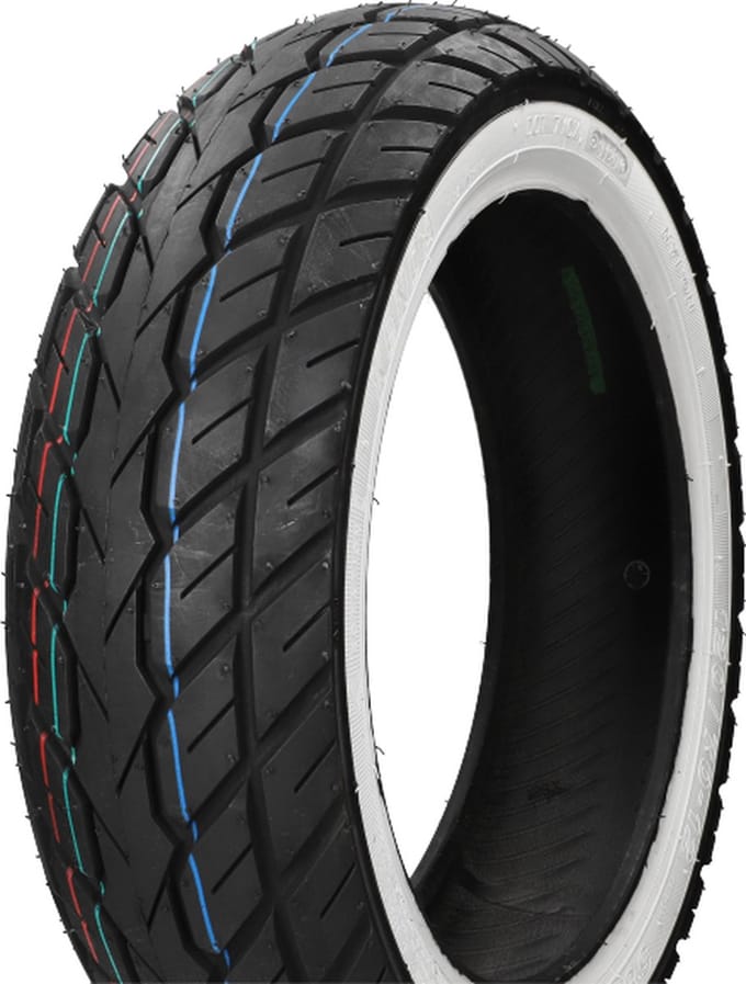 Buitenband Kenda K418 Whitewall 130/70-12 62M TL
