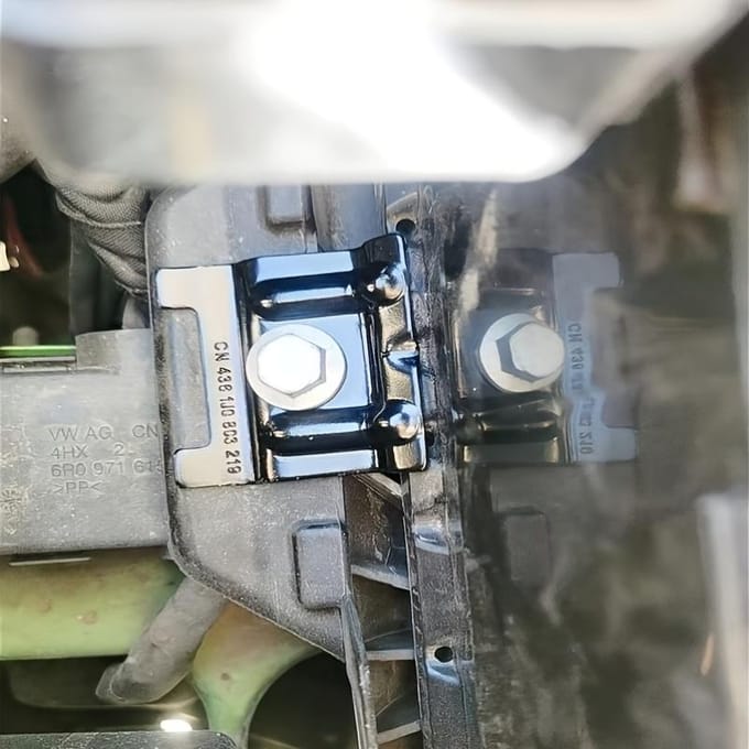 1set Auto Accubak Bevestigingsbeugel en Bout