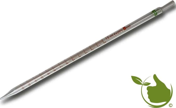 Pipet glas gegradueerd 15 ml