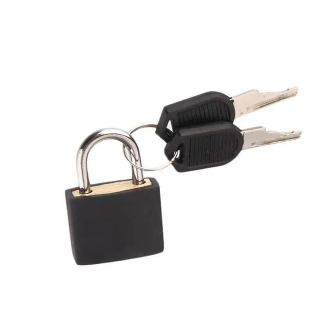 Petit Mini cadenas solide valise de voyage journal serrure bagages antivol cadenas de sécurité jaune