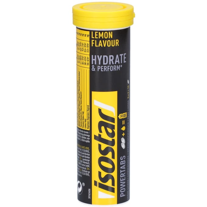 Isostar Fast Hydration Powertabs Sport Drink Lemon High Energy 10 Bruistabletten
