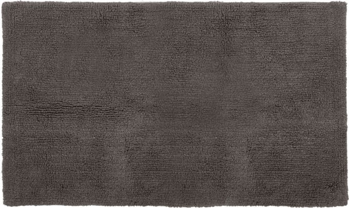 Tiseco Home Studio - Badmat RIVA - - 100% katoen - antislip - Rechthoek - 60x100 cm - Grijs