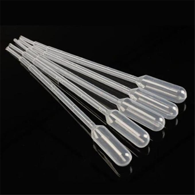 5/10/20/100PCS Plastic Maatpipet Druppelaar 3ml Capaciteit Lab Laboratorium Transparant 10PCS