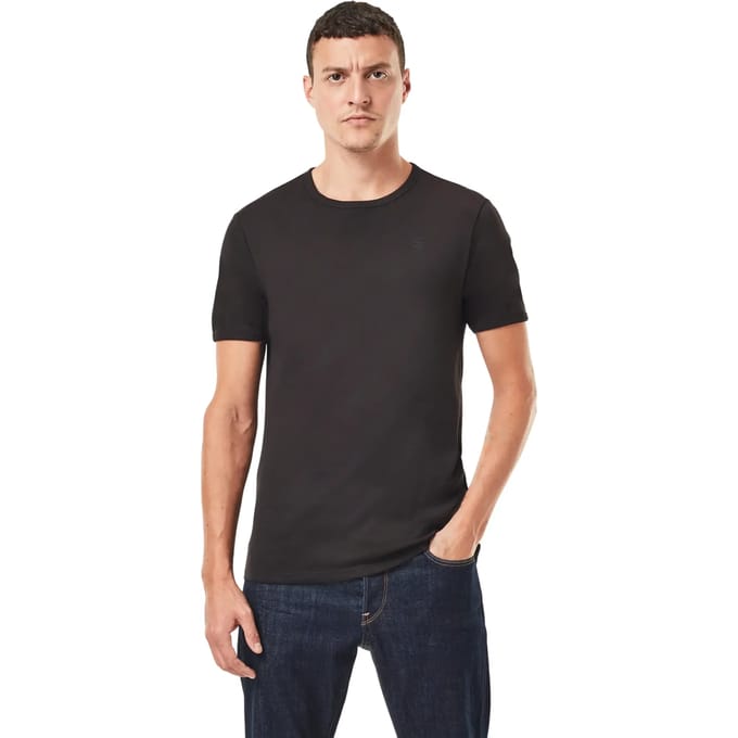 G-Star RAW T-shirt Basic 2 Pack Black Mannen Maat - M