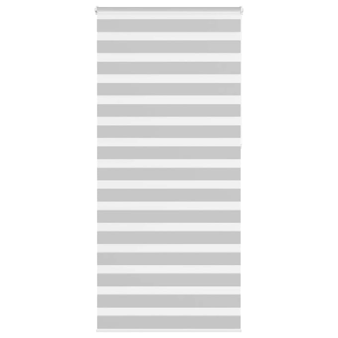 vidaXL - Zebra - rolgordijn - 100x230 - cm - stofbreedte - 95,9 - cm - lichtgrijs