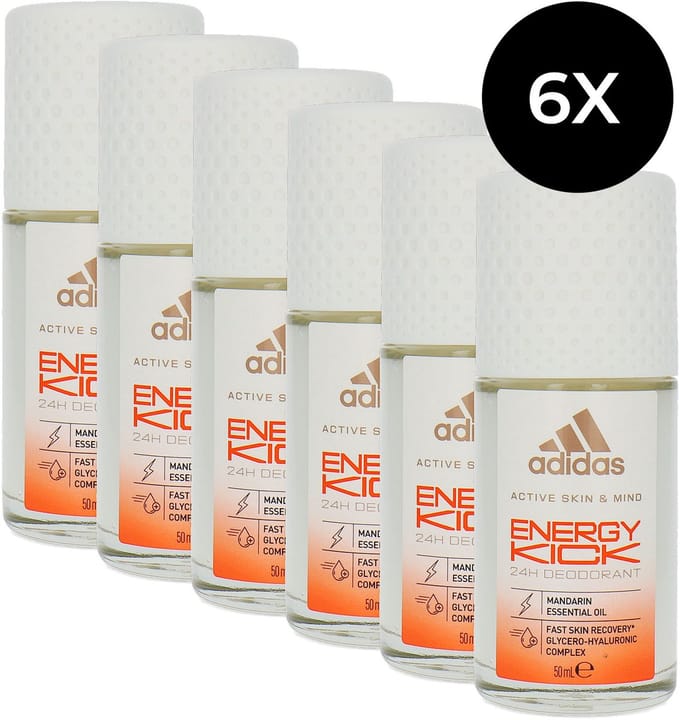 Adidas Energy Kick Deo Roller - 6 x 50 ml