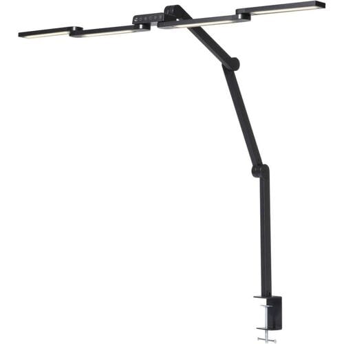 Renkforce RF-6332582 LED-klemlamp LED Zwart